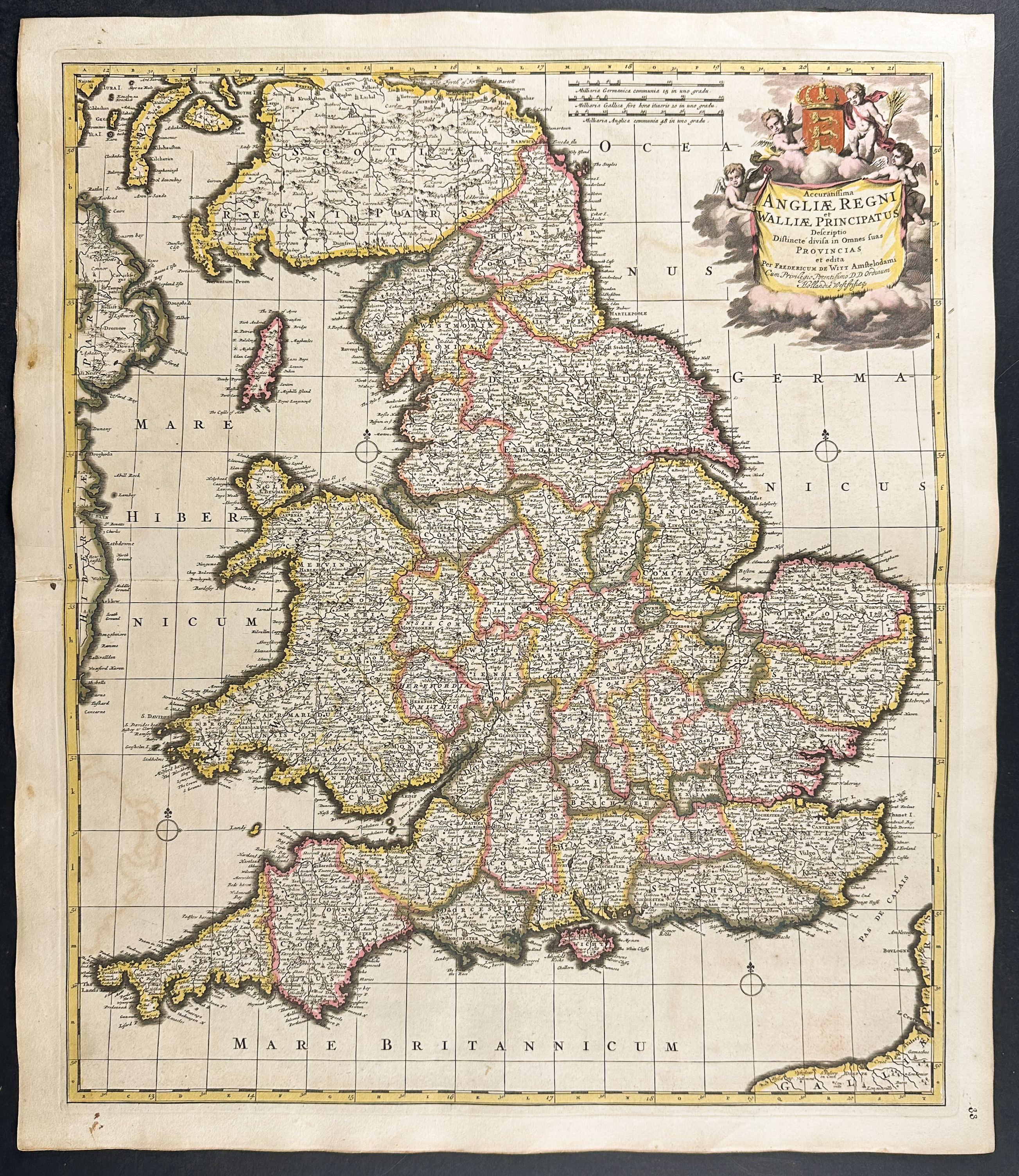 De Wit - Map of England