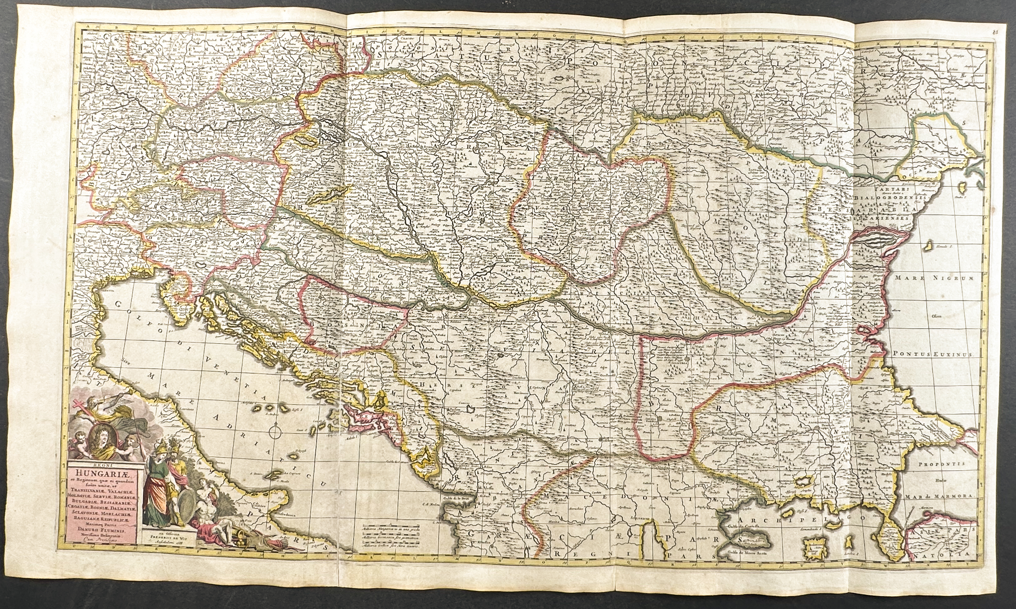De Wit - Map of the Kingdom of Hungary and Environs