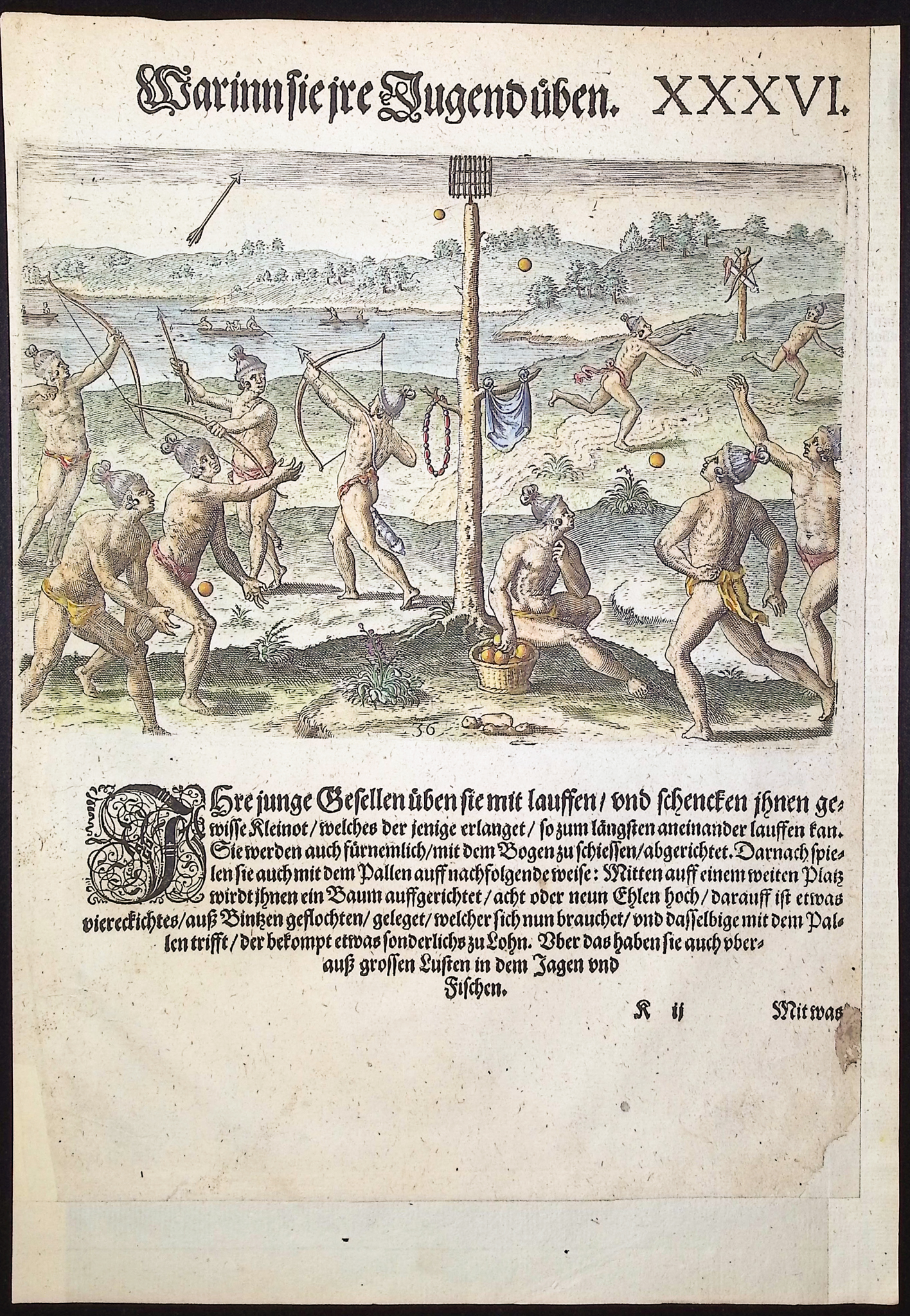 De Bry - Florida - The youth at their exercises