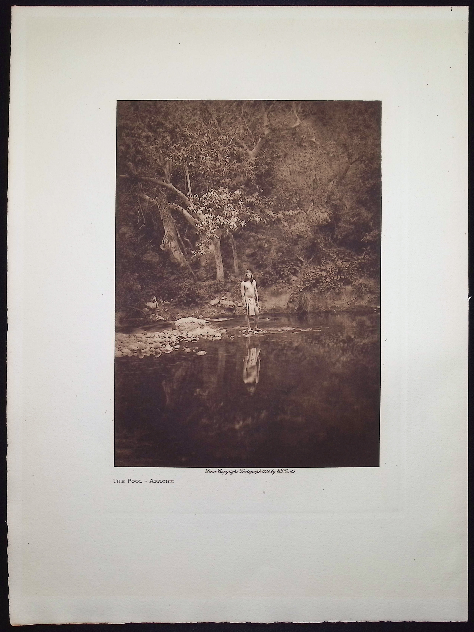 Edward Curtis - The Pool - Apache