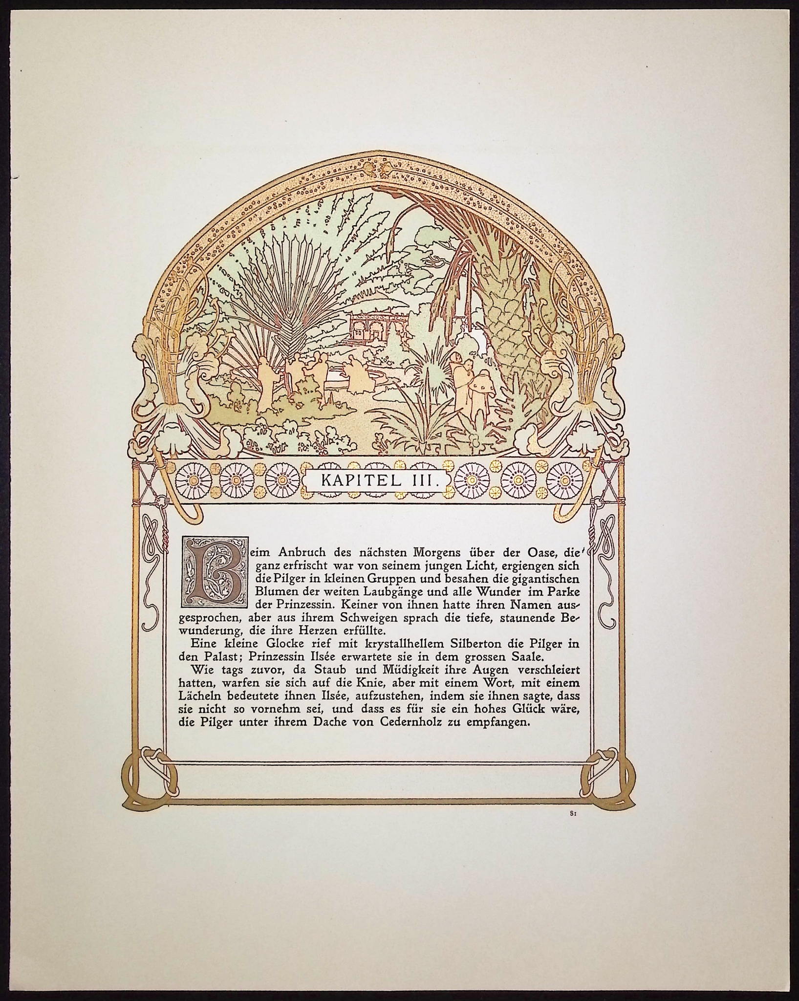 Mucha - 7 Ornately Illustrated Pages (most with text and image to each side)