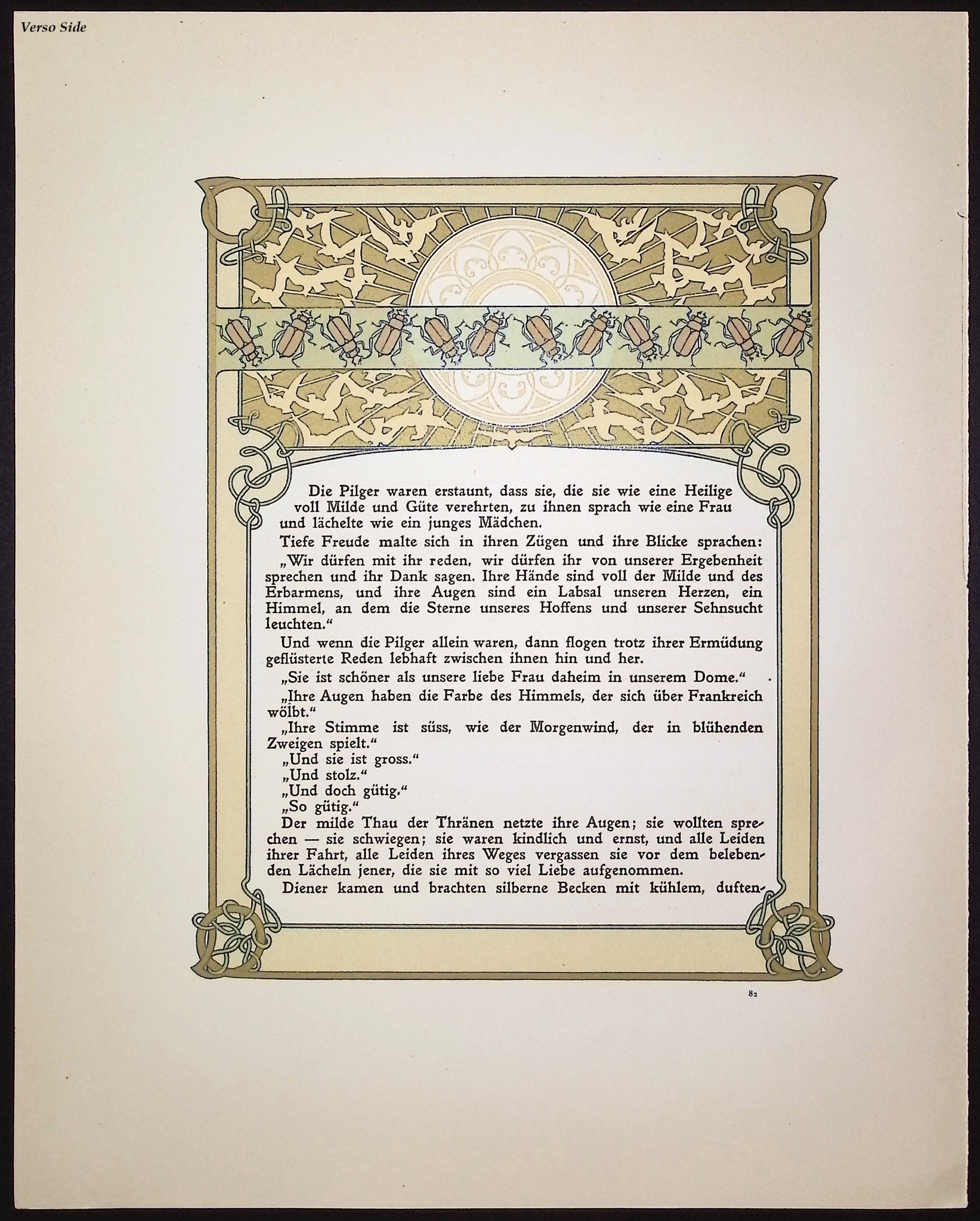 Mucha - 7 Ornately Illustrated Pages (most with text and image to each side)