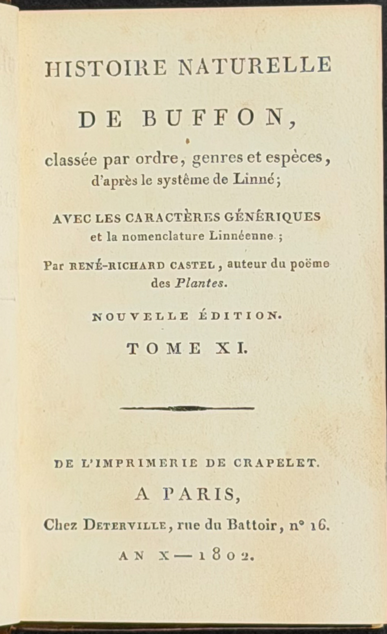 Buffon's Histoire Naturelle (Birds) - 16 Volumes with 123 Originally Hand Colored Engravings