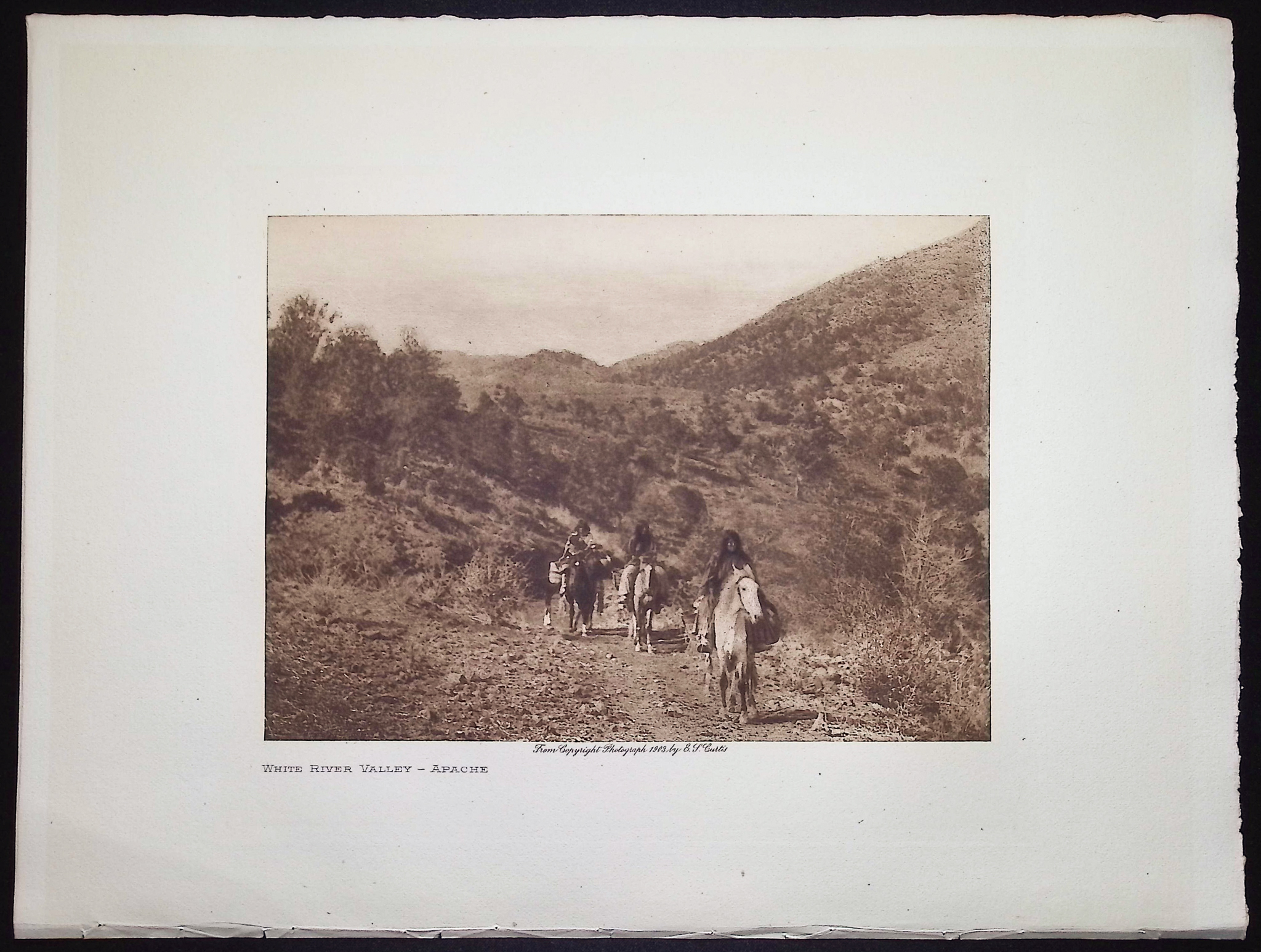 Edward Curtis - White River Valley - Apache
