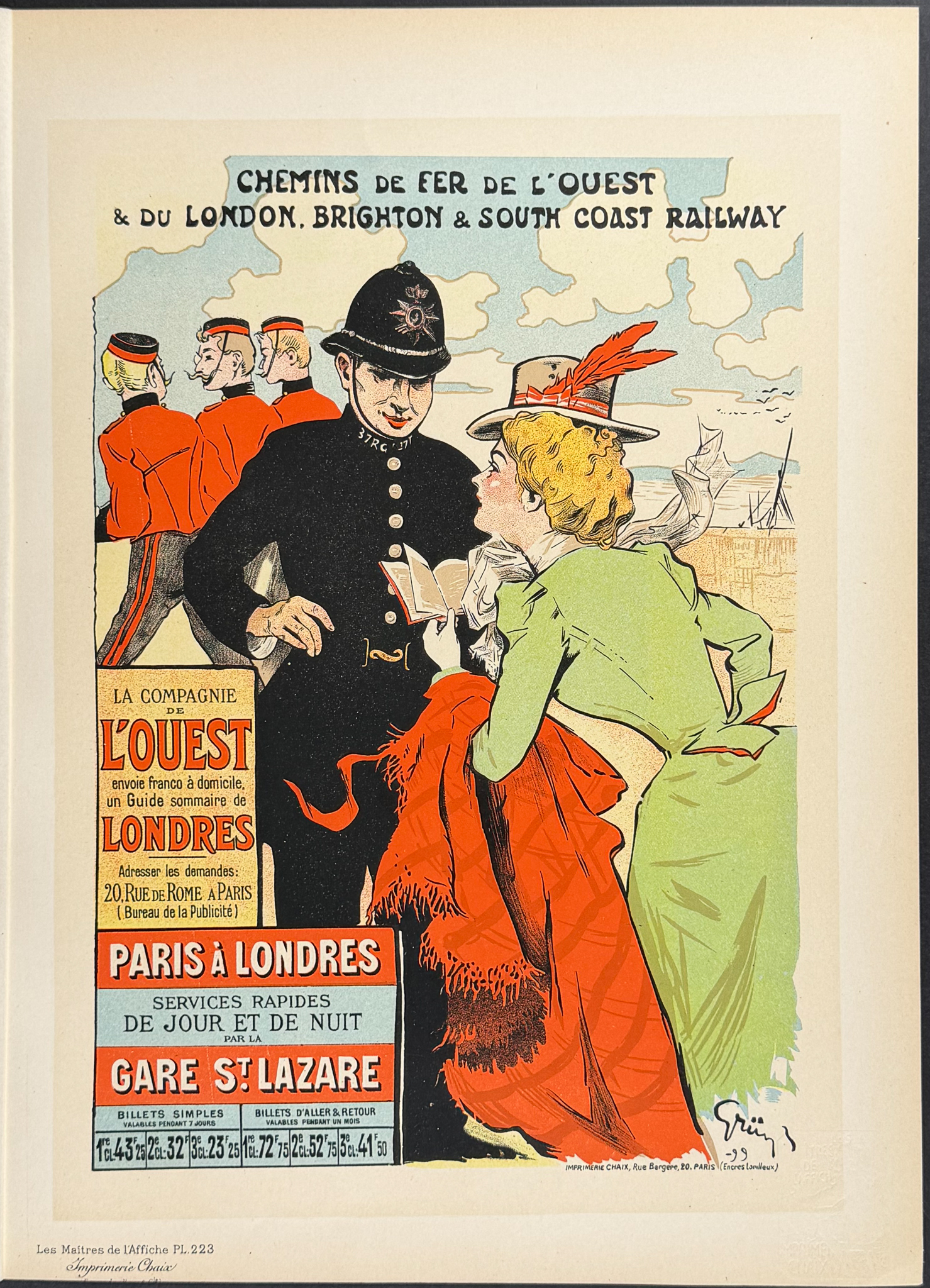 Maitres Affiches - 5 Poster Lithographs