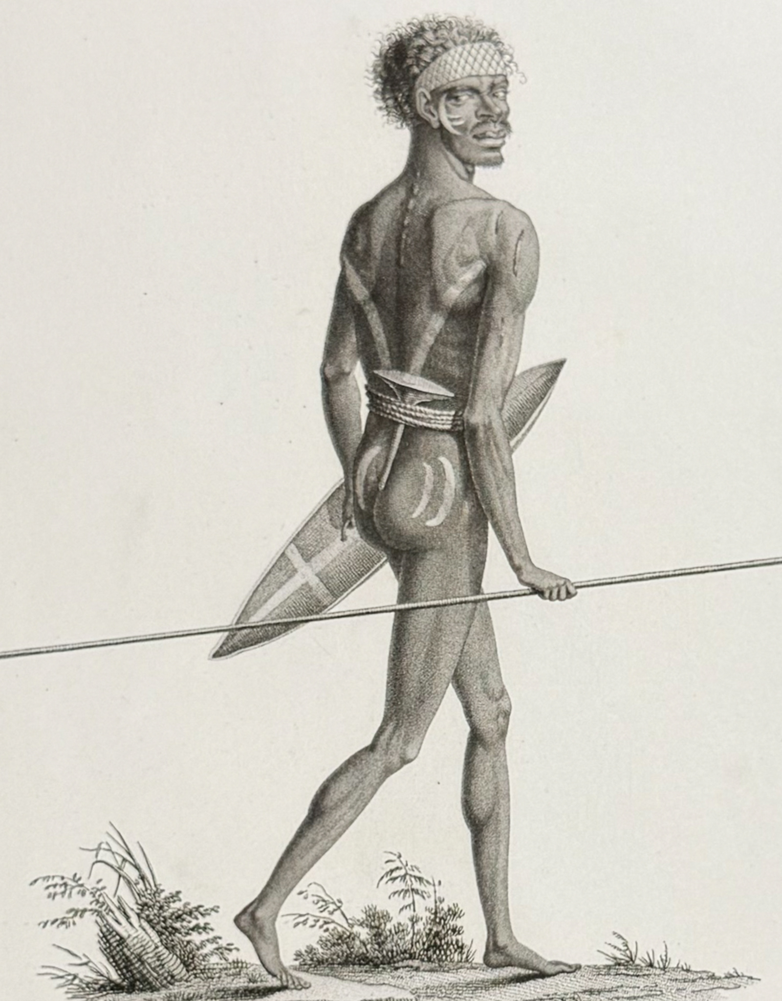 Peron & Freycinet - Native Australian or Aborigine: Norou-Gal-Derri