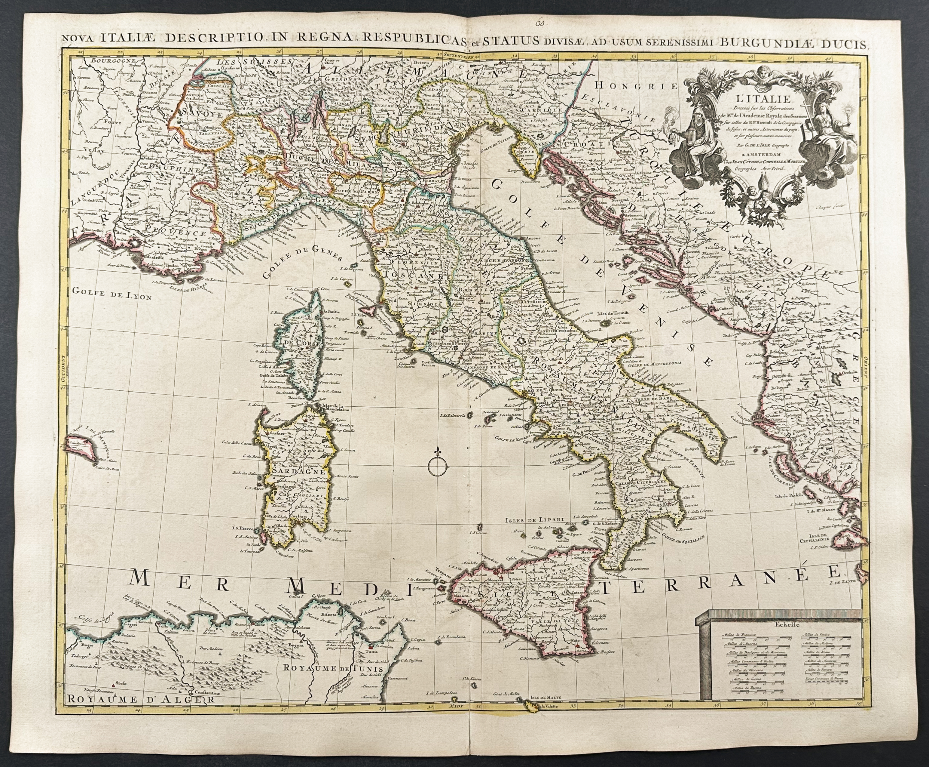 De L'Isle - Map of Italy