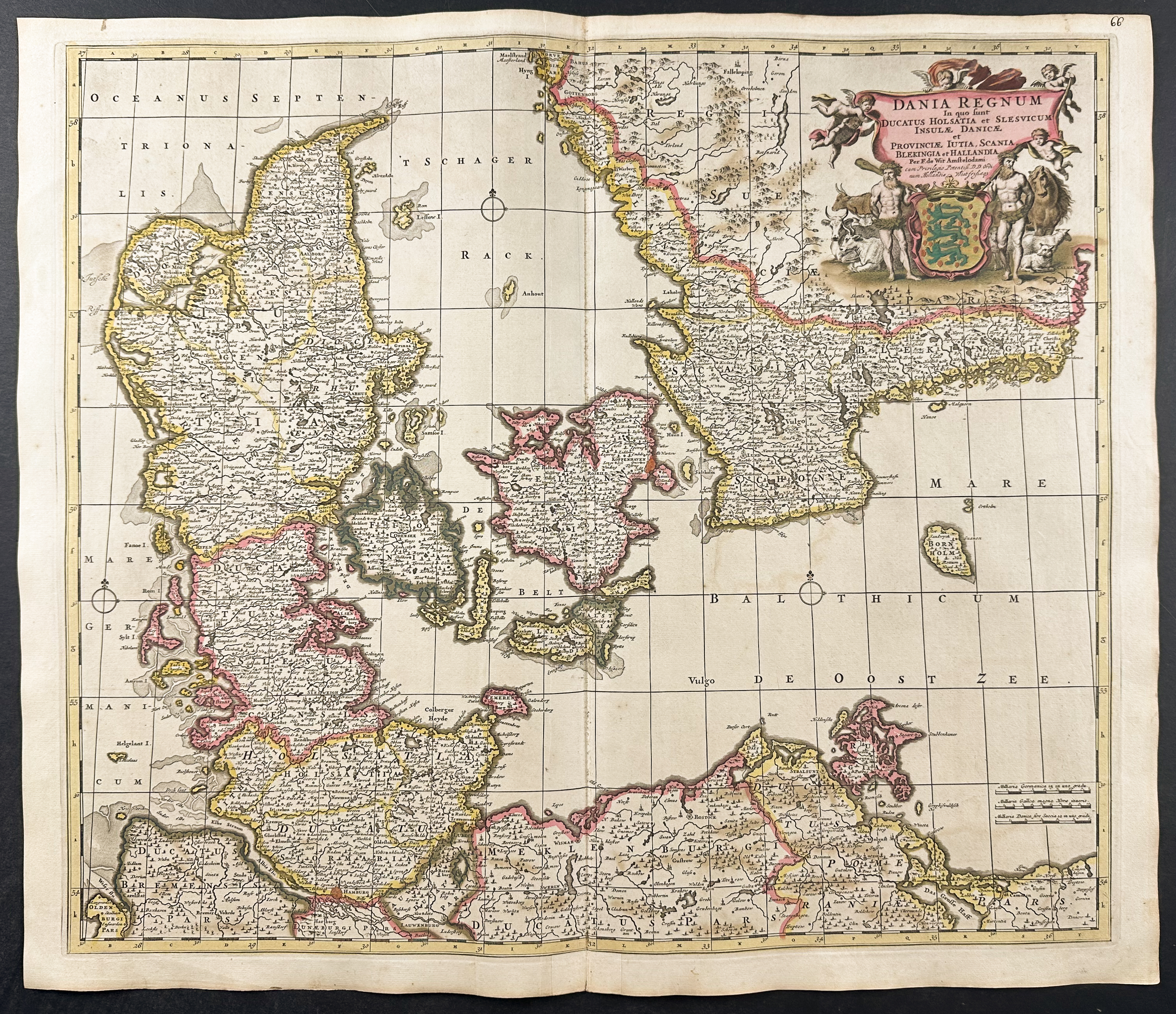 De Wit - Map of Denmark