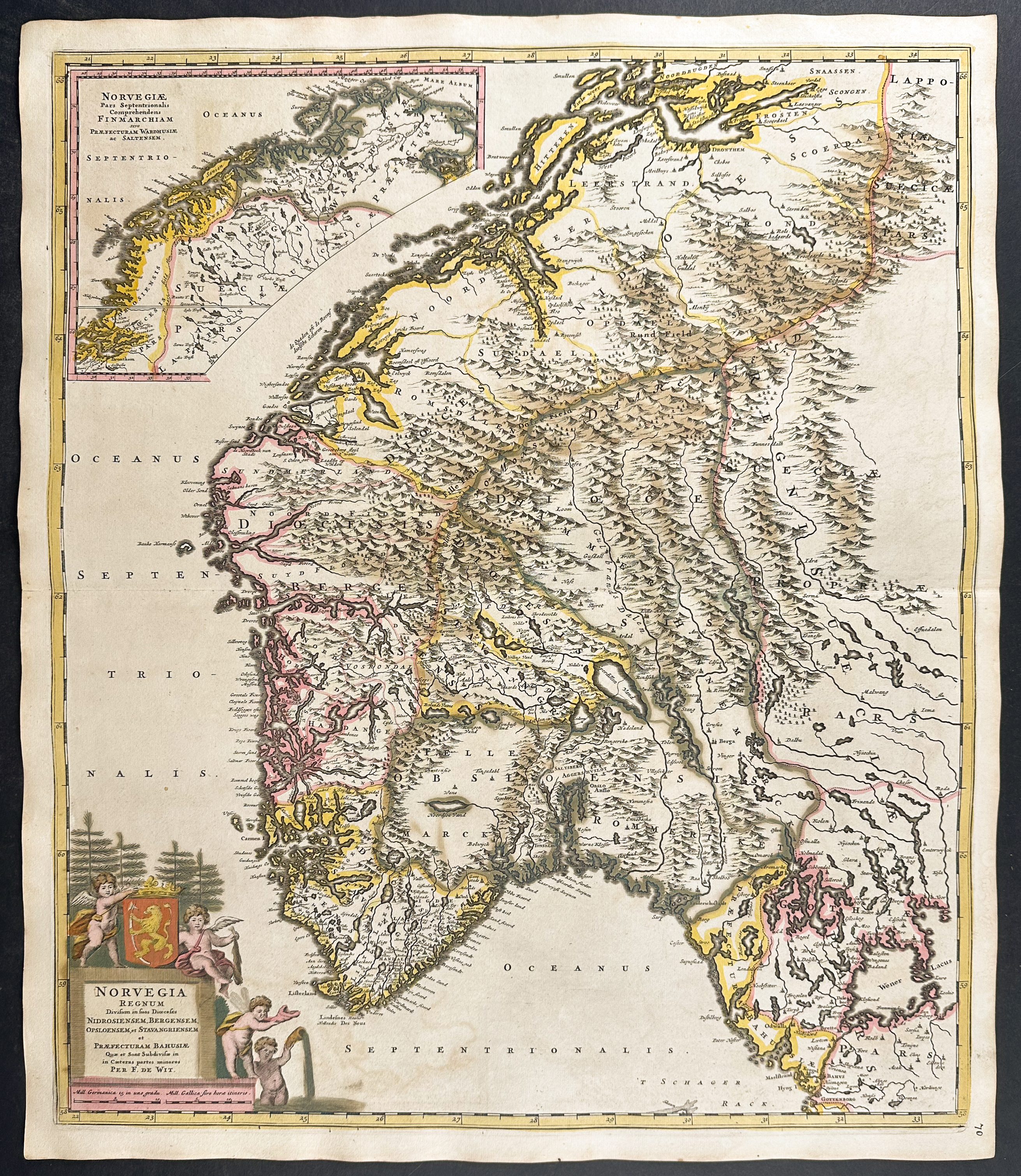 De Wit - Map of Norway