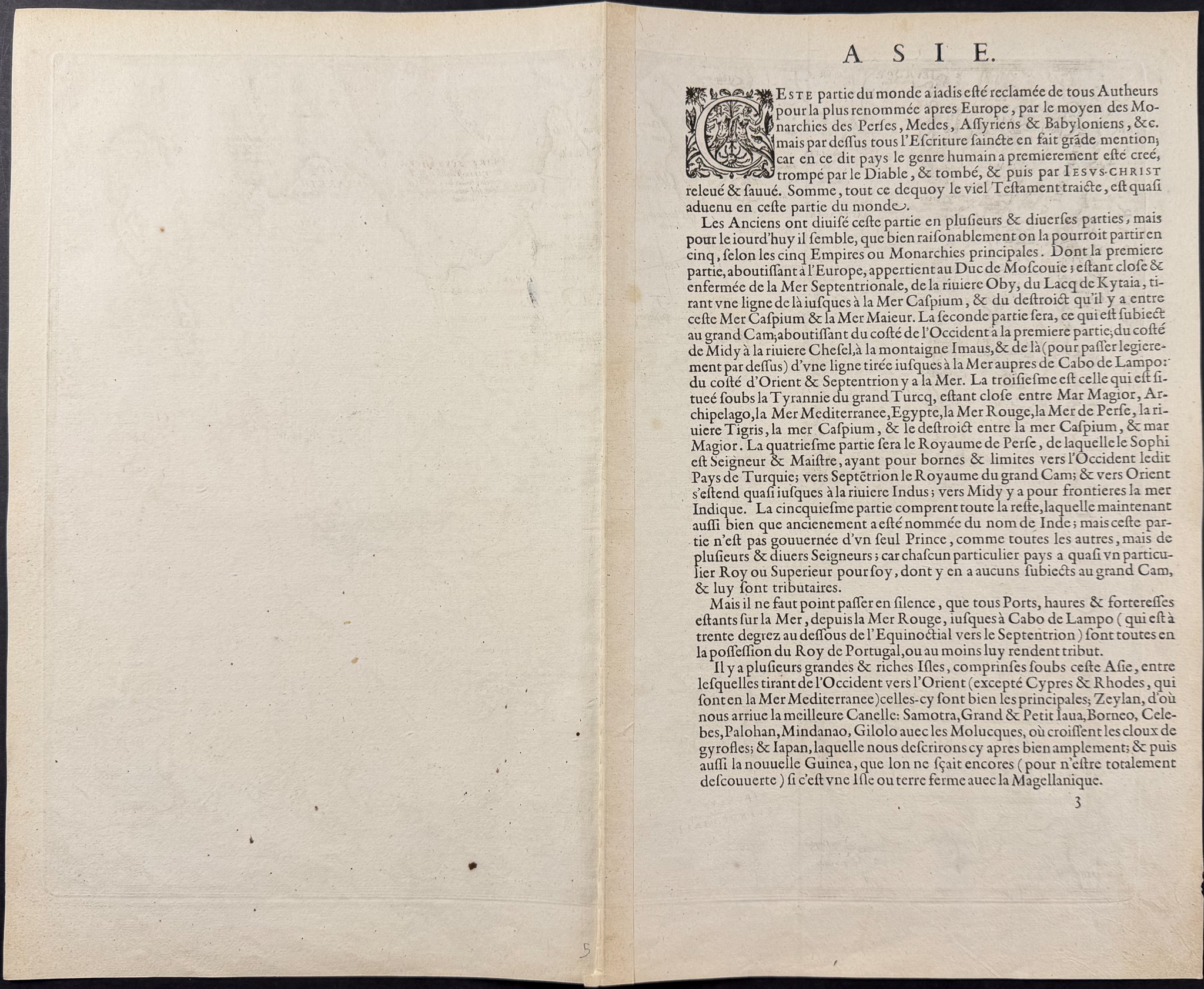 Ortelius, pub. 1587 - Map of Asia