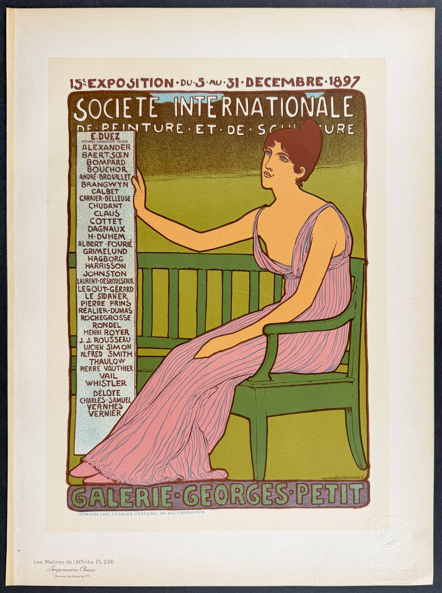 Maitres Affiches - 5 Poster Lithographs