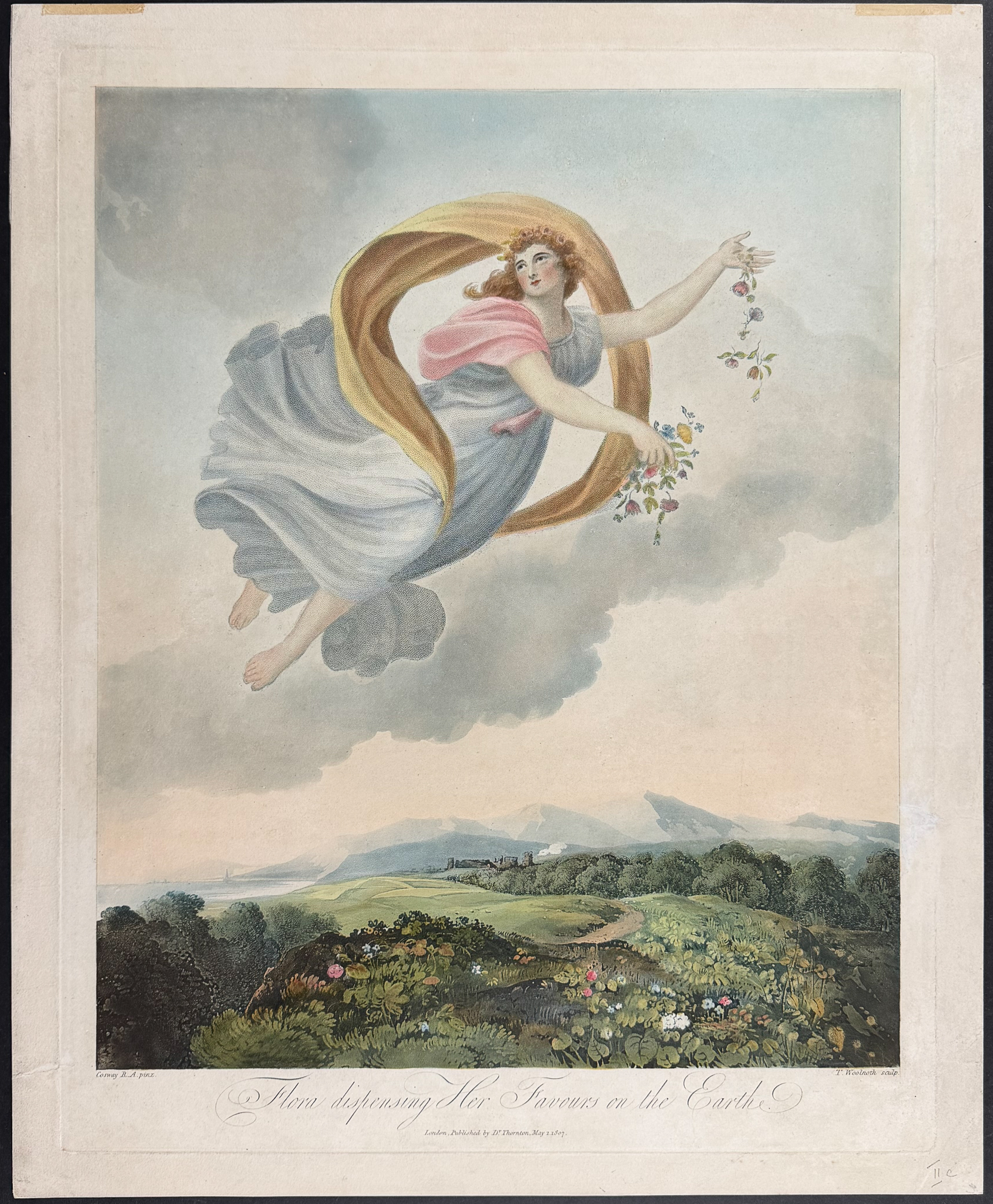 Thornton, Folio - Flora dispensing Her Favours on the Earth