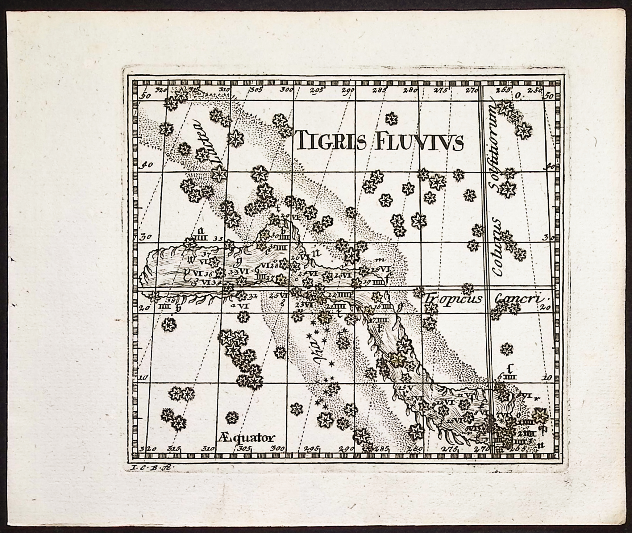 Thomas - 5 Constellation or Celestial Chart Engravings