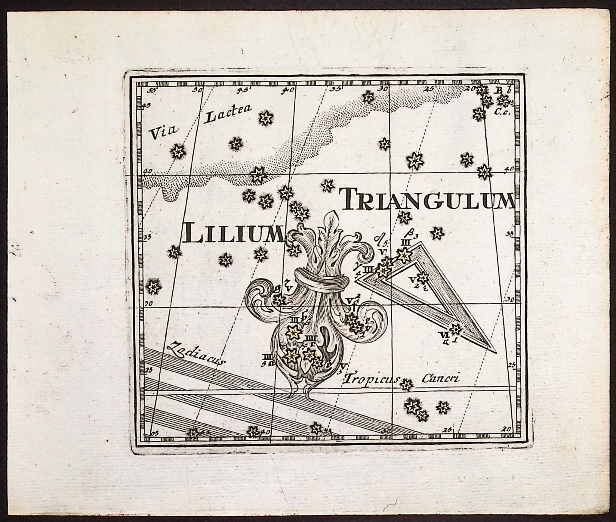 Thomas - 6 Constellation or Celestial Chart Engravings