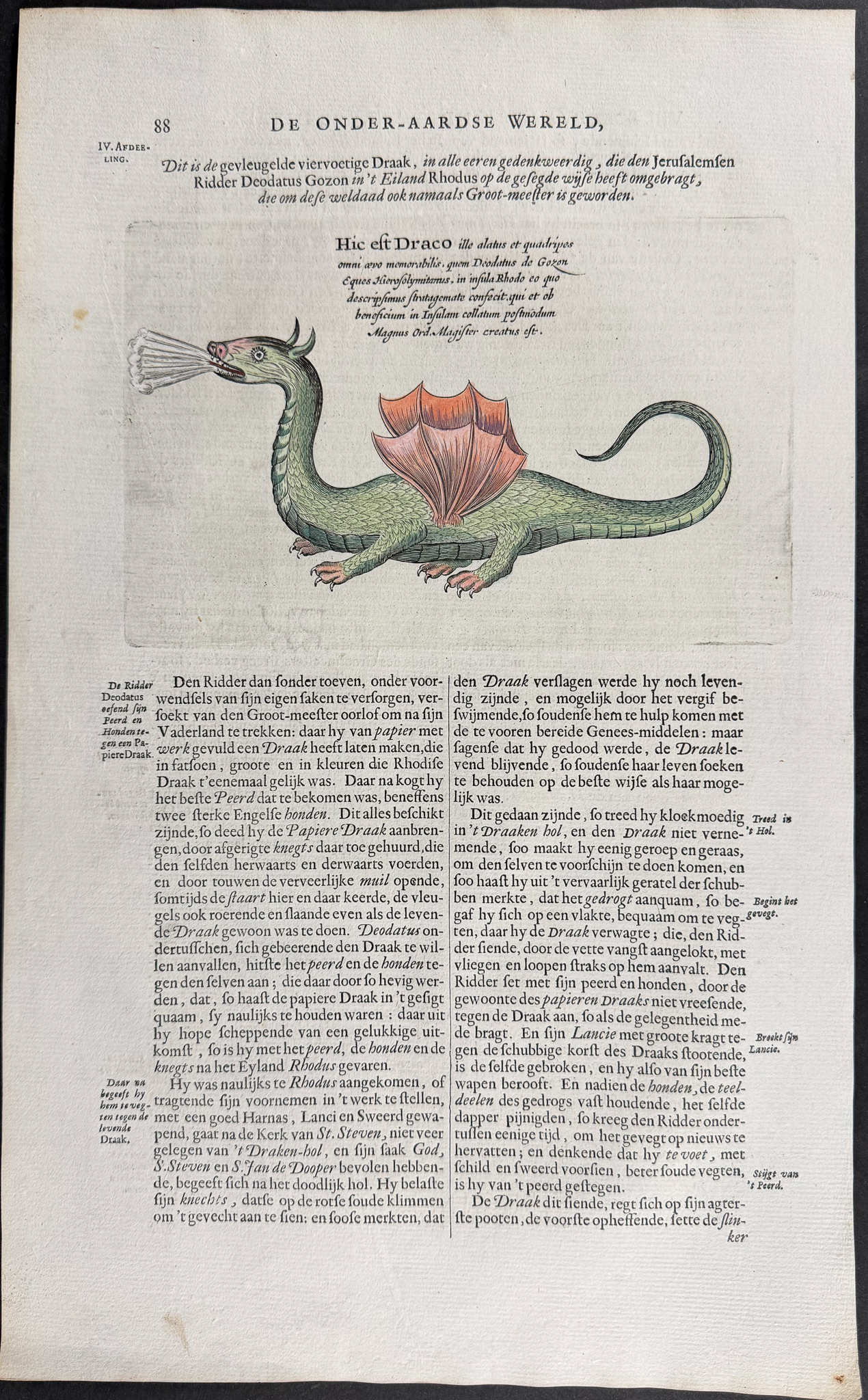 Kircher, pub. 1682 - Dragons