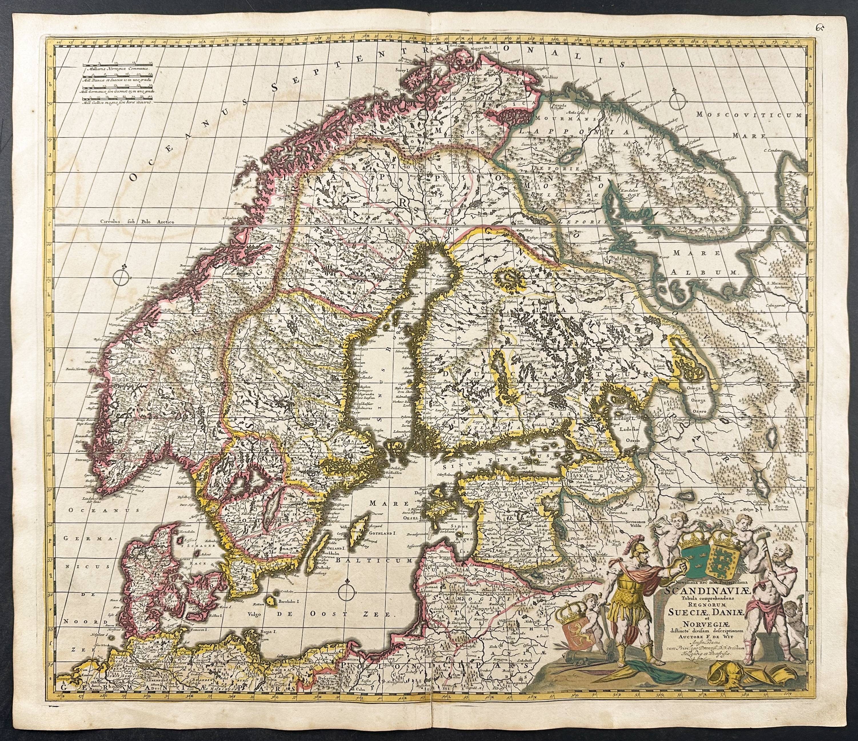 De Wit - Map of Scandinavia