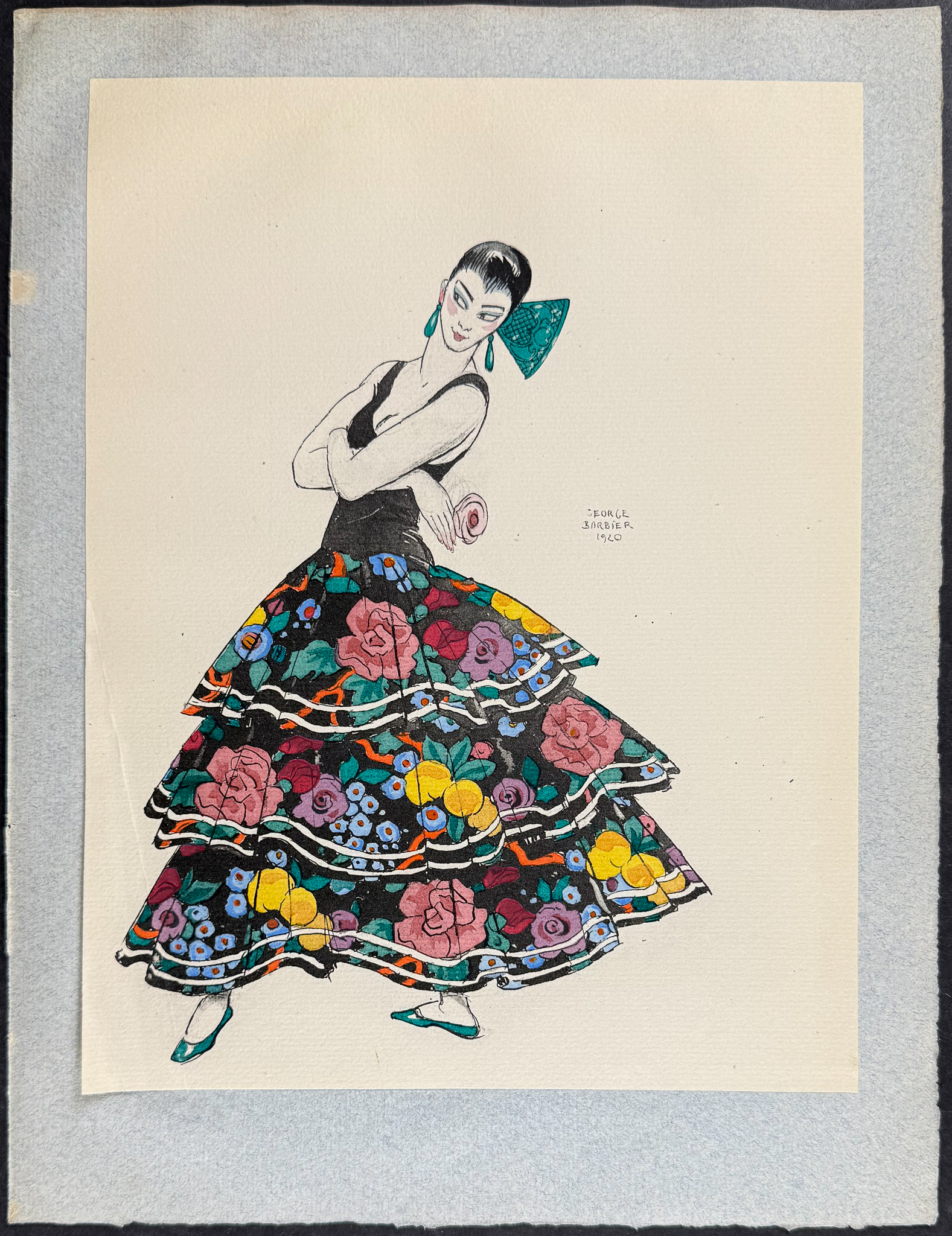 Barbier - 5 Costume Lithographs