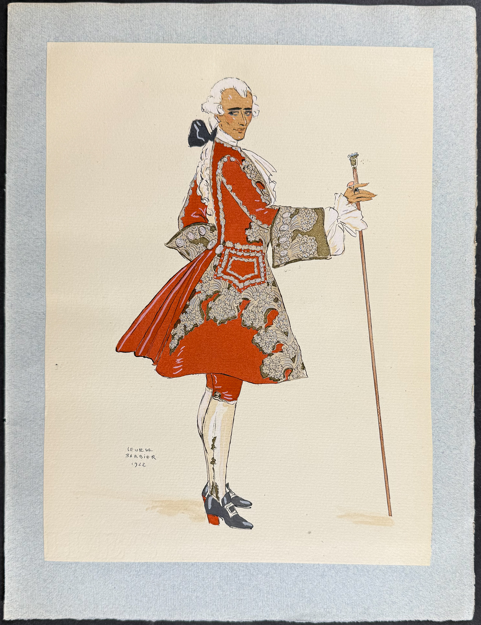 Barbier - 5 Costume Lithographs