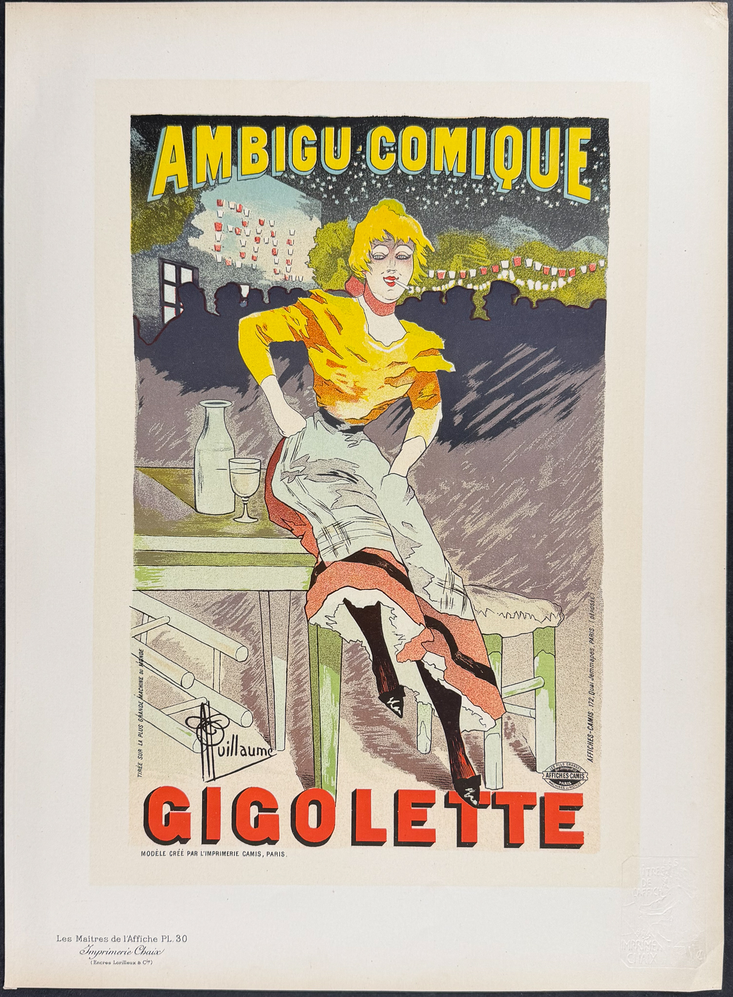 Maitres Affiches - 6 Poster Lithographs