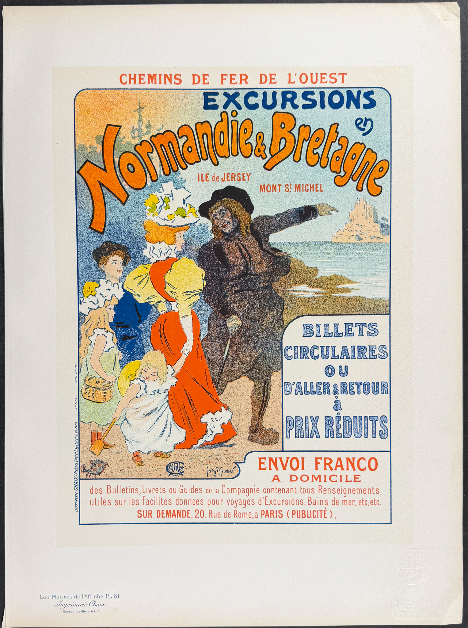 Maitres Affiches - 6 Poster Lithographs