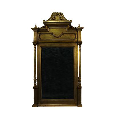 SPECCHIERA DORATA - SPECCHIERA DORATA Sicilia XIX secolo h cm 156 x 86