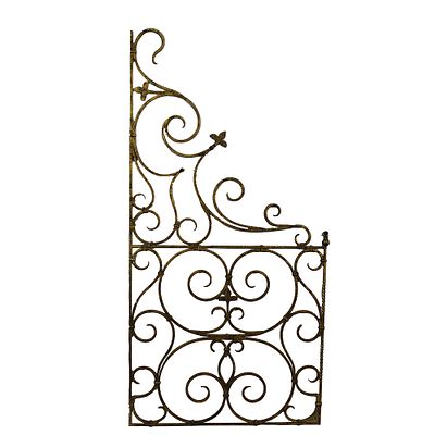 RINGHIERA DA SEPARE' - RINGHIERA DA SEPARE' in ferro battuto e dorato maestranze siciliane primi 