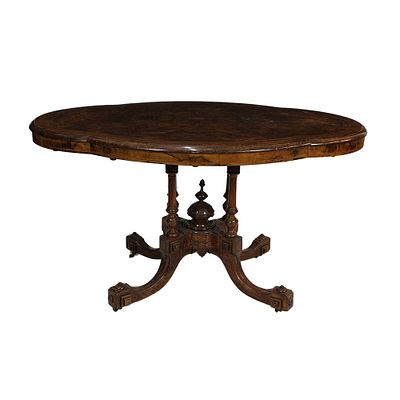 TAVOLO DA CENTRO VITTORIANO A VELA - TAVOLO DA CENTRO VITTORIANO A VELA con piano lastronato in 