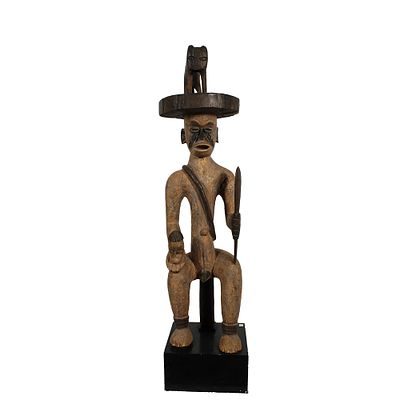 SCULTURA PER L'ALTARE PERSONALE IKENGA DELI IGBO - SCULTURA PER L'ALTARE PERSONALE IKENGA DELI 