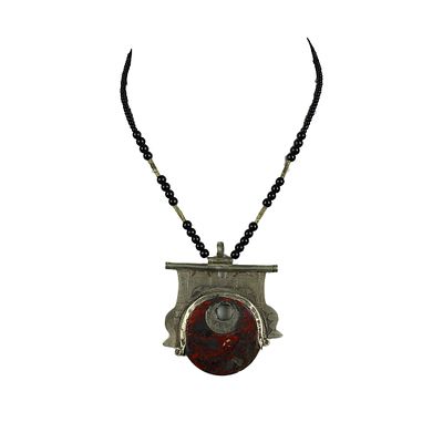 COLLANA B'KHIMAR DEI TUAREGH DI AGADES - COLLANA B'KHIMAR DEI TUAREGH DI AGADES in metallo 