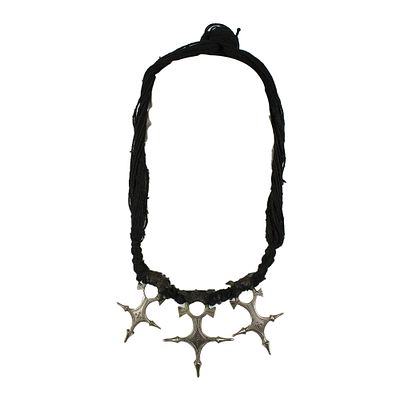 COLLANA CON CROCI TIMERALT - COLLANA CON CROCI TIMERALT etnia tuaregh jullemiden in metallo 