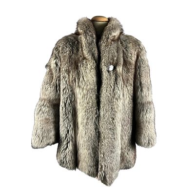ELEGANTE CAPPOTTO IN PELLICCIA DI VOLPE NATURALE - ELEGANTE CAPPOTTO IN PELLICCIA DI VOLPE 