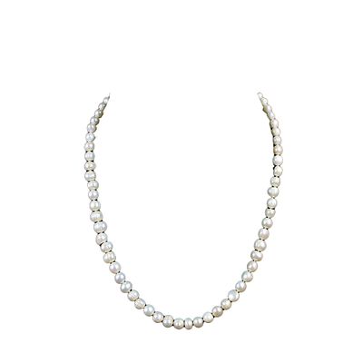 ELEGANTE COLLANA - ELEGANTE COLLANA COMPOSTA DA una serie di perle coltivate a forma irregolare 