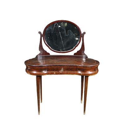 TOLETTA A FAGIOLO - TOLETTA A FAGIOLO in palissandro con perfili in legno di rosa manifattura 