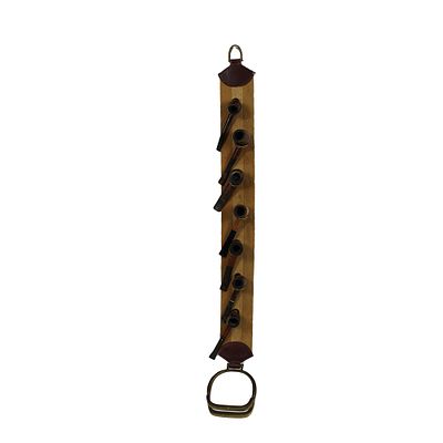 LOTTO COMPOSTO DA - LOTTO COMPOSTO DA 7 pipe con relativo espositore in cuoio ed 1 campana in 