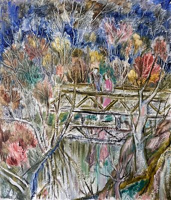 Эдельман Галина Самсоновна (род. 1938). &laquo;Третий мостик&raquo;. 2016 год. Оргалит, масло. 71 &times; 61 см. 