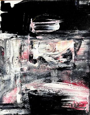 [Музыка на холсте] Матковский Дмитрий Фадеевич (род. 1961). &laquo;Визит&raquo;/"Visit". 2010 год, Торонто. 