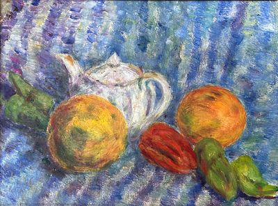 [ученик П.Н. Филонова и К.С. Малевича] Лозовой Николай Григорьевич (1901-1992). &laquo;Натюрморт c 