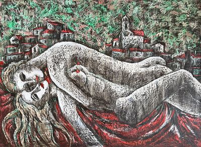 Варламова Наталья Александровна (род. 1979). Ромео и Джульетта&raquo;, 2009 год. Бумага, смешанная 