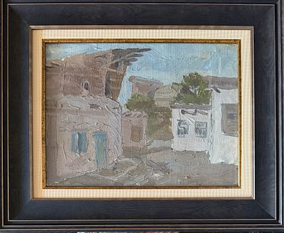 Исаев Юрий Васильевич (1936–2018) . &laquo;Хива&raquo;, 1976 год. Холст, масло. 23 &times; 31 см. В раме: 36,5 &times; 44 см