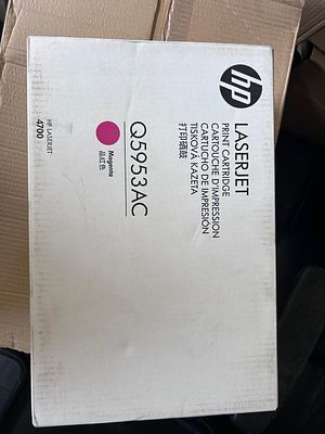 Toner Q592AC MAGENTA. Uma (1) unidade