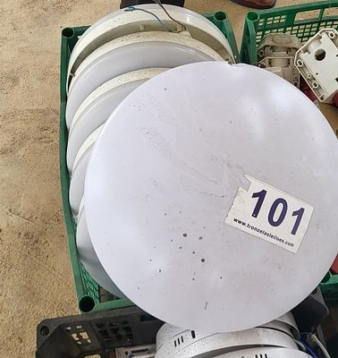 Lampadas redondas de tecto. 12 unidades