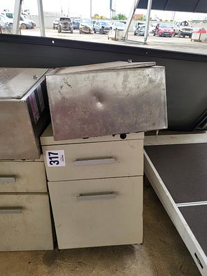 Conjunto de 3 blocos de gaveta, 2 caixas metalicas