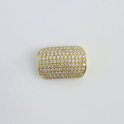 תליון יהלומים 1.09 קראט צבע F ניקיון VS-SI חלול בשני חורים מכל כיוון לשרשרת מתאימה זהב 14K צהוב 