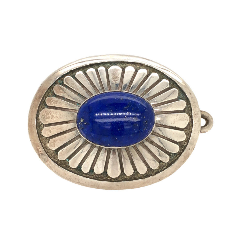 Lot 160: Navajo Artist Jackson Lapis Pendant