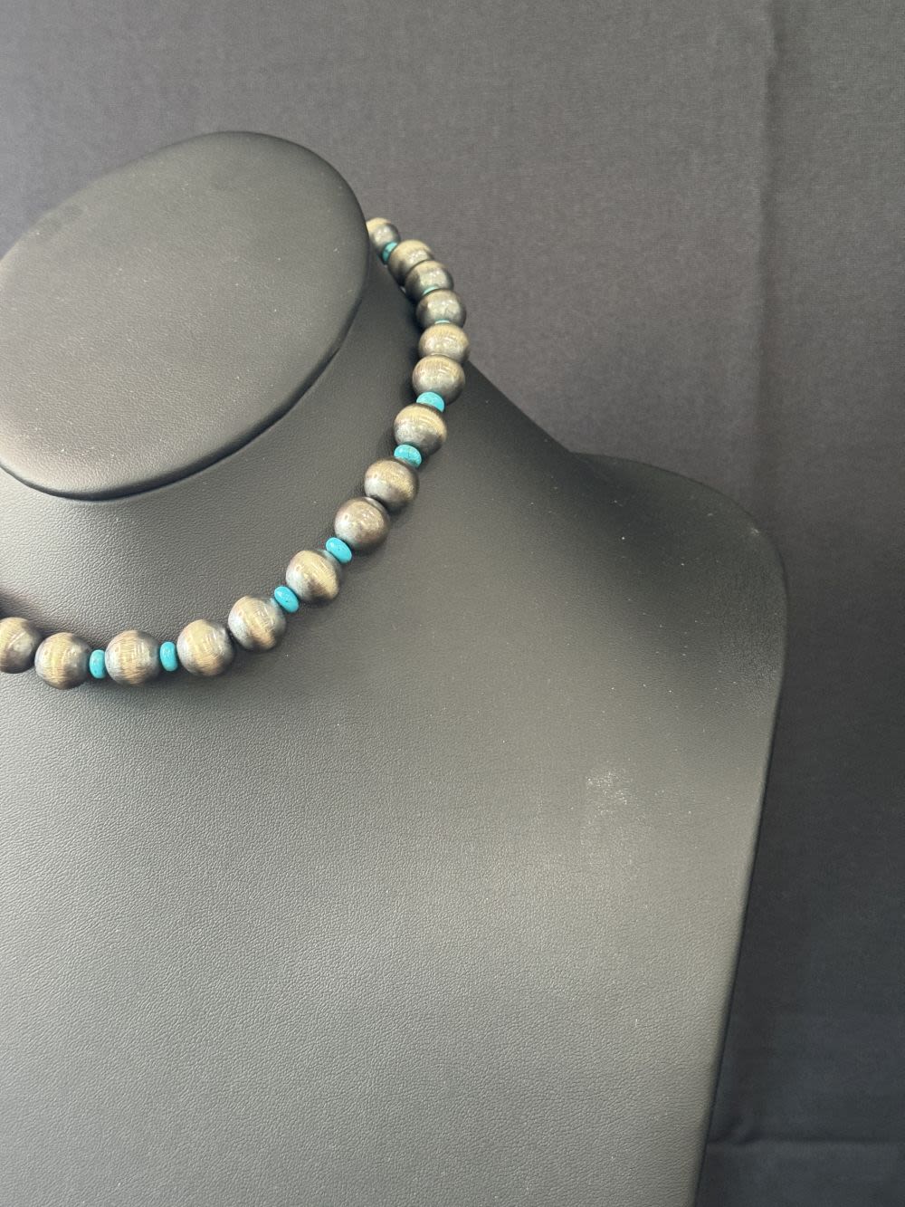 Lot 6: Navajo Pearl & Sleeping Beauty Turquoise Necklace
