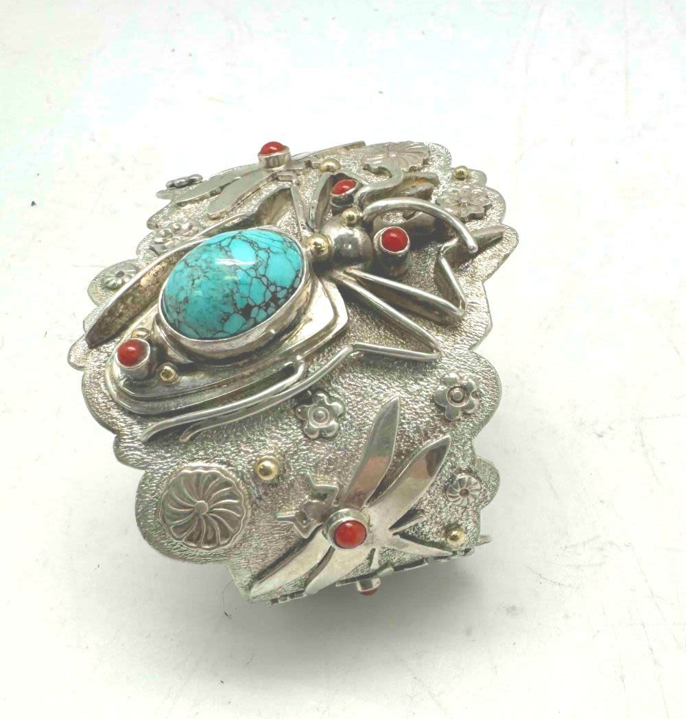 Lot 22: Navajo Ray Winner Exceptional Cuff Bracelet