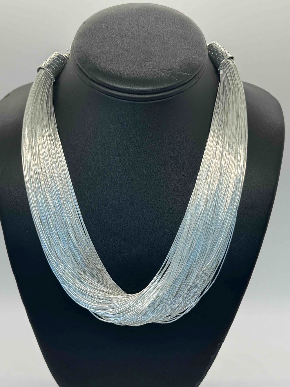 Lot 89: Liquid Sterling Silver 200 Strand Necklace