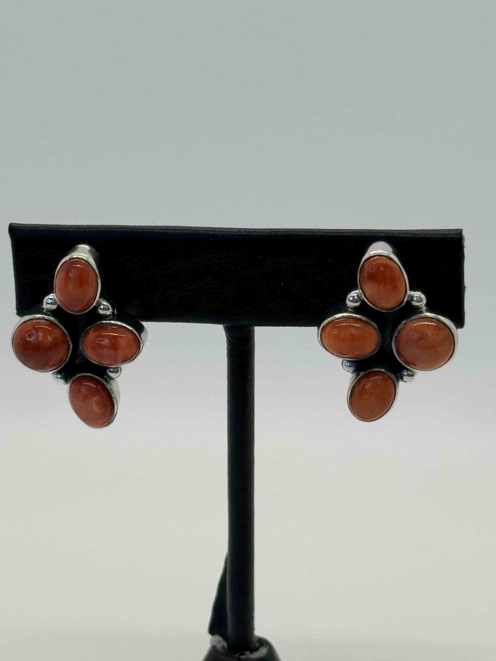 Lot 109: Red Spiny Oyster Post Earrings