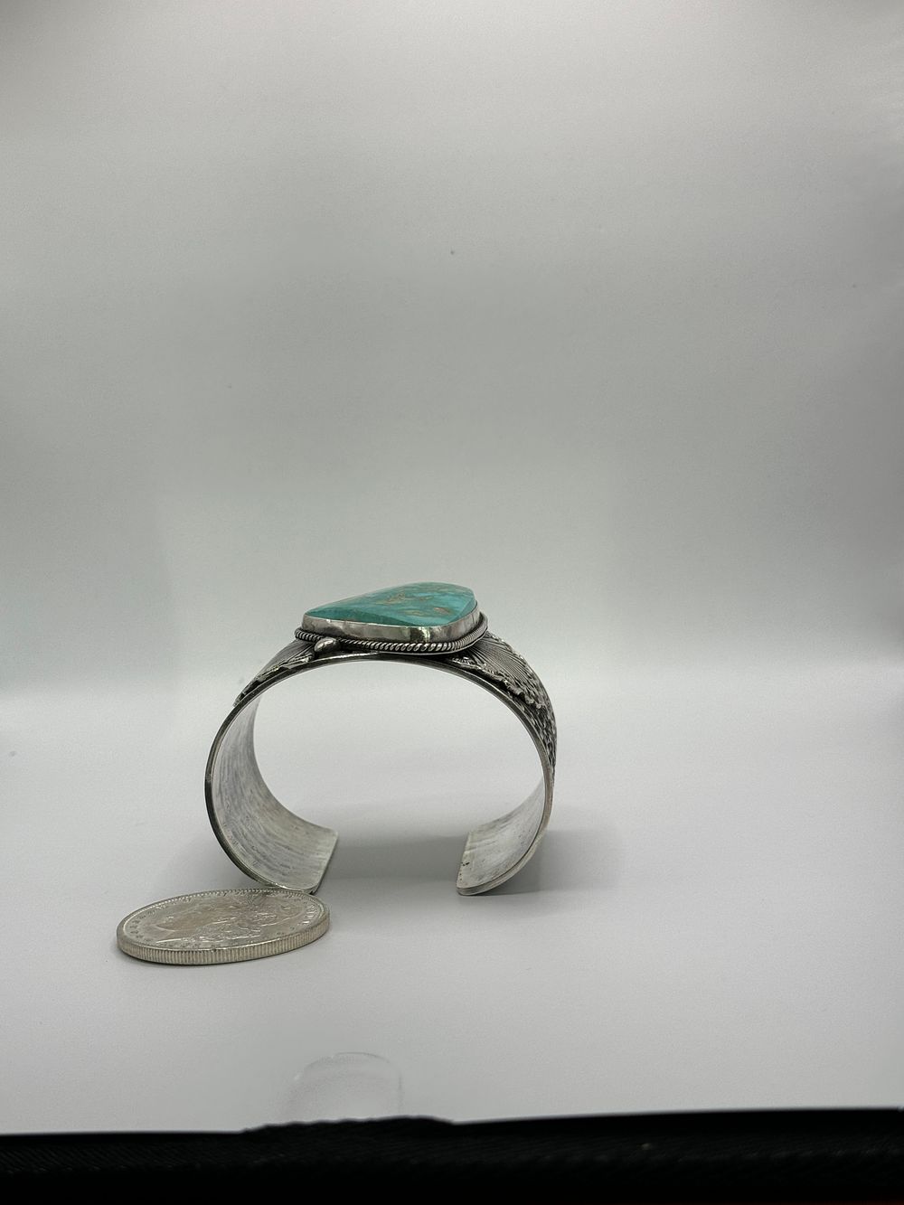 Lot 60: Sunshine Reeves Royston Turquoise Cuff