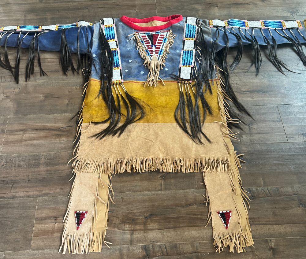 Lot 147: Native American Style Ghost Dance Shirt